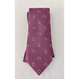 Barry Wang Pink And Blue Silk Tie